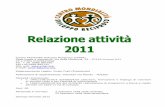 Relazione attività 2011