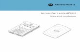 Motorola Solutions AP6532 Installation Guide - Italian (Part No. 72E-149368-01IT Rev. A)