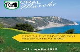 Guida alle convenzioni riservate ai soci CRAL Regione Marche
