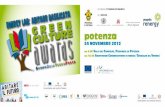 Pieghevole/invito Green Culture Awards Provincia di Potenza