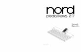 Nord Pedal Keys27