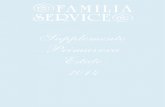 Familia Service. Supplemento Primavera Estate 2014
