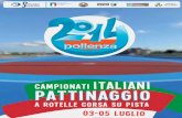 Booklet Campionati Italiani Pattinaggio corsa su pista - Pollenza 2014
