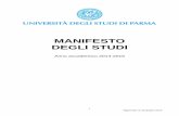 Università Parma - Manifesto degli studi 2014-2015