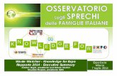 Knowledge for expo rapporto 2014 - Osservatorio sugli sprechi delle famiglie italiane