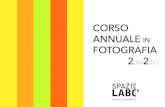 Brochure Corso Annuale in Fotografia 2014/2015
