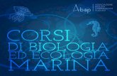 Brochure Corsi di Biologia ed Ecologia marina