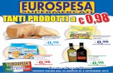 Offerte EUROSPESA dal 26 agosto al 6 settembre 2014