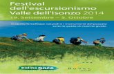 Festival dell’escursionismo, Valle dell'Isonzo 2014