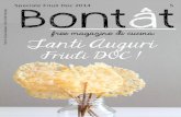 Bontât, free magazine di cucina. SPECIALE Friuli DOC 2014