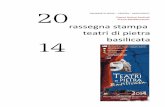 Rassegna  stampa Teatri di Pietra Basilicata 2014