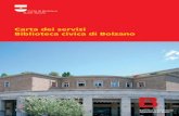 Carta dei servizi: Biblioteca civica di Bolzano