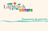 LifeWatch Italia - Rapporto di attività