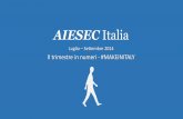 AIESEC italia | Luglio - Settembre | il trimestre in numeri