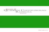 Forum quaderni costituzionali rassegna 9 2014