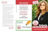 Depliant Valeria Montanari elezioni regionali 2014