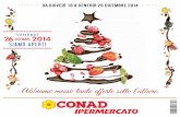 Volantino offerte Conad Ipermercato di Torino dal 18 al 26 dicembre 2014