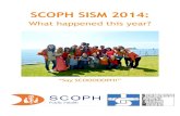 SCOPH SISM 2014: What happened this year?