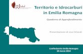 Documentazione incontro "Idrocarburi in Emilia-Romagna" - 18 marzo 2015