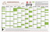 Calendario Divieti di circolazione 2010