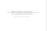(ebook - ITA - SAGG) Pasolini, Pier Paolo - Il Vantone di Plauto.rtf