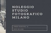 Noleggio Studio Fotografico Milano