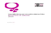 Relazione 2014 Casa delle Donne di Bologna
