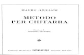 Giuliani Mauro_Metodo Per Chitarra, Rev Caliendo