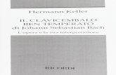 Hermann Keller - Il Clavicembalo Ben Temperato Di J. S. Bach, L'Opera e La Sua Interpretazione - RICORDI 1991
