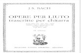 Bach Suites Para Laud. Reggero Chiesa