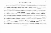 Partitura de La Partita II Para Saxofon Soprano