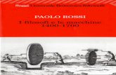 Rossi Paolo I Filosofi e Le Macchine 1400 1700