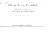 Rossini, Valzer dalle opere