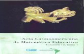 Acta Latinoamericana de Matematica Educativa 1999