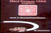 Innocenti Mini Cooper 1300_Manuale d'Uso e Manutenzione