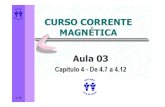 Curso Corrente Magnetica - Aula 03 - Cap 04 de 4.7 a 4.12 (8p)