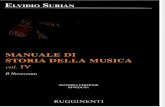 MANUALE DI STORIA DELLA MUSICA - VOL. 4 IL NOVECENTO