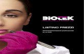 Listino Prezzi Biotek 2016