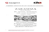 Callejero Historico de Zaragoza