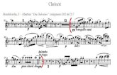 Studi orchestrali per clarinetto