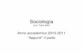 Corso Di Sociologia unisi parte 2