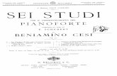 Cesi Beniamino -  6 Studi Da Schubert
