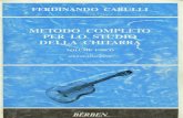 Metodo COMPLETO Chitarra - Ferdinando Carulli