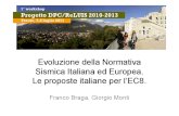 Evoluzione Della Normativa Sismica Italiana Ed Europea Monti Braga