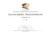 Glossario Teosofico Blavatsky - I a P