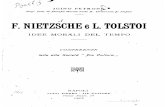 Igino Petrone F. Nietzsche e L. Tolstoi Idee Morali Del Tempo