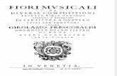 Frescobaldi - Fiori Musicali -Alessandro Vincenti 1635