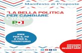 LA BELLA POLITICA. PER CAMBIARE L'ITALIA. Il manifesto aperto di proposte per il Pd e per il territorio provinciale