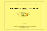 L'Esprit Des Choses n. 1 2012