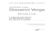 0844685 BA5F4 Scrivere Con Giovanni Verga Novelle Laboratorio Di Scrittura